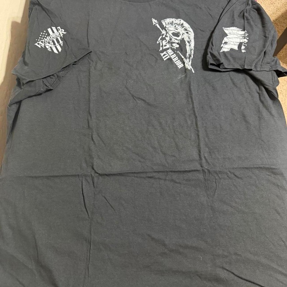 Warrior XII Mens Black Spartan Molon Labe Graphic T-Shirt 5XL Threadfast Epic